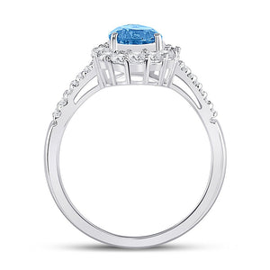 Radiant Blue Topaz Splendor Ring - Splendid Jewellery