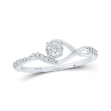 Load image into Gallery viewer, Radiant Brilliance 10kt White Gold Diamond Solitaire Fashion Ring - Splendid Jewellery