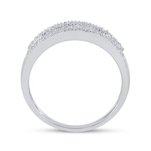 Load image into Gallery viewer, Radiant Brilliance | 10kt White Gold Round Diamond Band Ring 1/3 Cttw - Splendid Jewellery