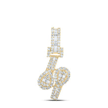 Load image into Gallery viewer, Radiant Brilliance: 10kt Yellow Gold Womens Diamond Pear Cuff Pendant - Splendid Jewellery