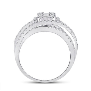 Radiant Brilliance 14kt White Gold Baguette Diamond Fashion Ring - Splendid Jewellery