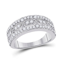 Load image into Gallery viewer, Radiant Brilliance 14kt White Gold Diamond Band Ring - Splendid Jewellery