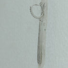 Radiant Brilliance: 14kt White Gold Womens Round Diamond Drop Dangle Earrings 3/4 Cttw - Side View