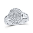 Radiant Brilliance Diamond Cluster Ring - Splendid Jewellery