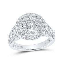 Load image into Gallery viewer, Radiant Brilliance Diamond Cluster Ring - Splendid Jewellery
