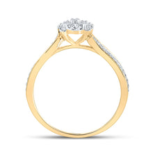 Load image into Gallery viewer, Radiant Brilliance Diamond Cluster Ring - Splendid Jewellery