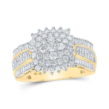 Load image into Gallery viewer, Radiant Brilliance Diamond Cluster Ring - Splendid Jewellery