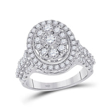 Load image into Gallery viewer, Radiant Brilliance Diamond Cluster Ring - Splendid Jewellery