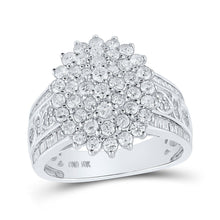 Load image into Gallery viewer, Radiant Brilliance Diamond Cluster Ring - Splendid Jewellery