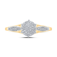 Load image into Gallery viewer, Radiant Brilliance Diamond Cluster Ring - Splendid Jewellery
