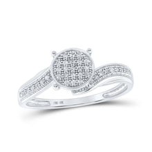Load image into Gallery viewer, Radiant Brilliance Diamond Cluster Ring - Splendid Jewellery