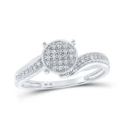 Radiant Brilliance Diamond Cluster Ring - Splendid Jewellery