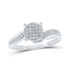 Radiant Brilliance Diamond Cluster Ring - Splendid Jewellery