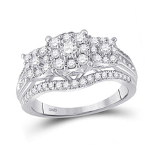 Load image into Gallery viewer, Radiant Brilliance Diamond Cluster Ring - Splendid Jewellery