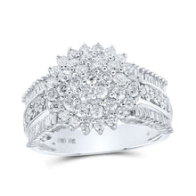 Load image into Gallery viewer, Radiant Brilliance Diamond Cluster Ring - Splendid Jewellery