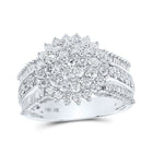 Radiant Brilliance Diamond Cluster Ring - Splendid Jewellery