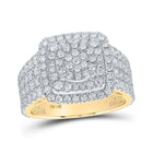 Radiant Brilliance Diamond Cluster Ring - Splendid Jewellery