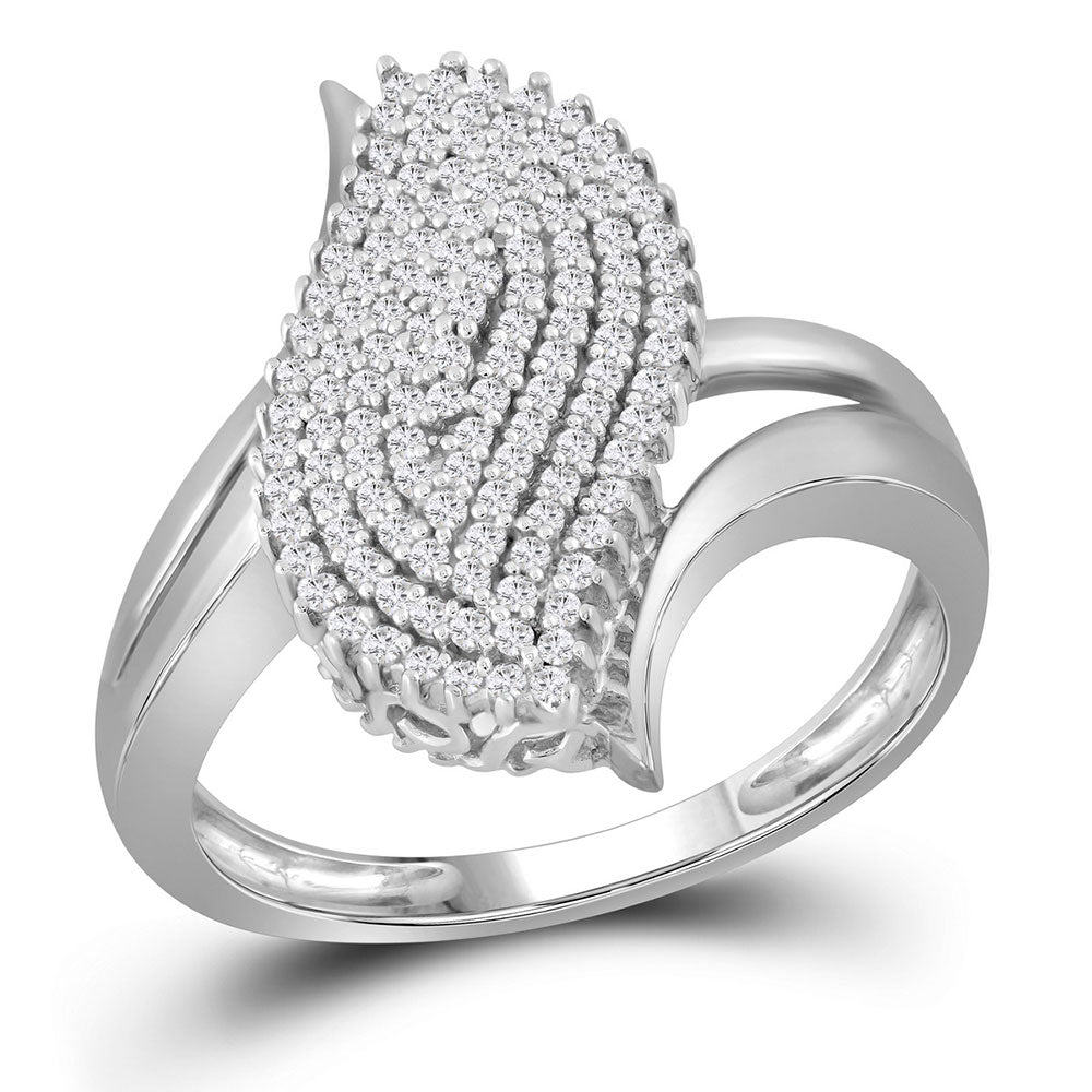 Radiant Brilliance Diamond Cluster Ring - Splendid Jewellery