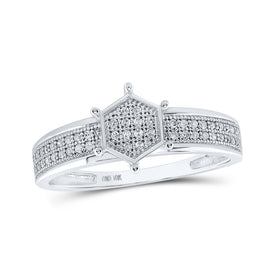 Radiant Brilliance Diamond Cluster Ring - Splendid Jewellery
