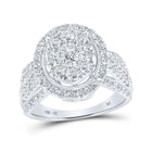 Radiant Brilliance Diamond Cluster Ring - Splendid Jewellery