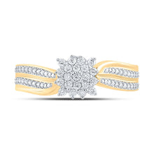 Load image into Gallery viewer, Radiant Brilliance Diamond Cluster Ring - Splendid Jewellery