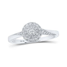 Radiant Brilliance Diamond Cluster Ring - Splendid Jewellery
