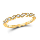 Radiant Brilliance Diamond Stackable Band - Splendid Jewellery