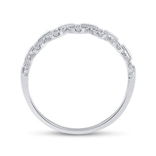 Load image into Gallery viewer, Radiant Brilliance Diamond Stackable Band - Top View