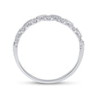 Radiant Brilliance Diamond Stackable Band - Top View