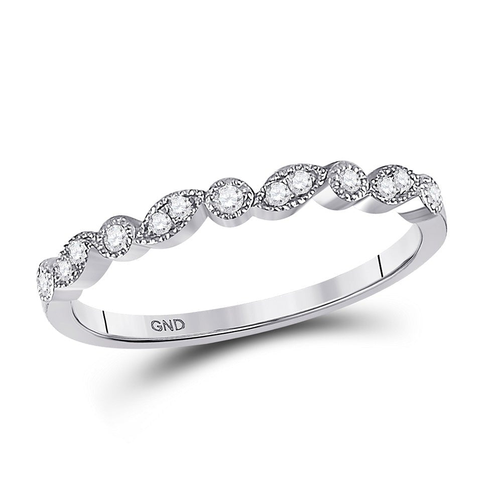 Radiant Brilliance Diamond Stackable Band - Splendid Jewellery