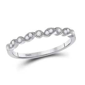 Radiant Brilliance Diamond Stackable Band - Splendid Jewellery