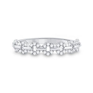 Radiant Brilliance Diamond Stackable Band - Splendid Jewellery