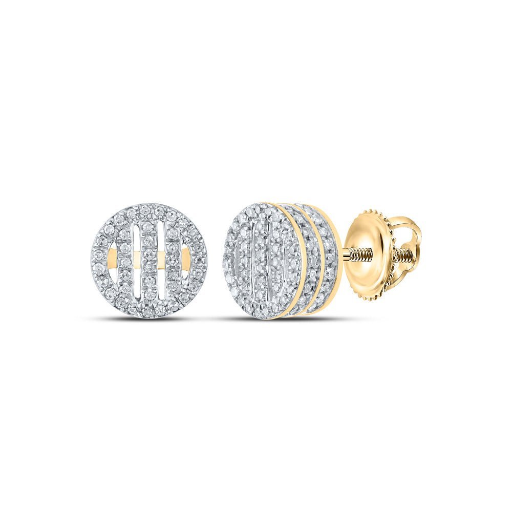 Radiant Circle of Brilliance Earrings - Splendid Jewellery