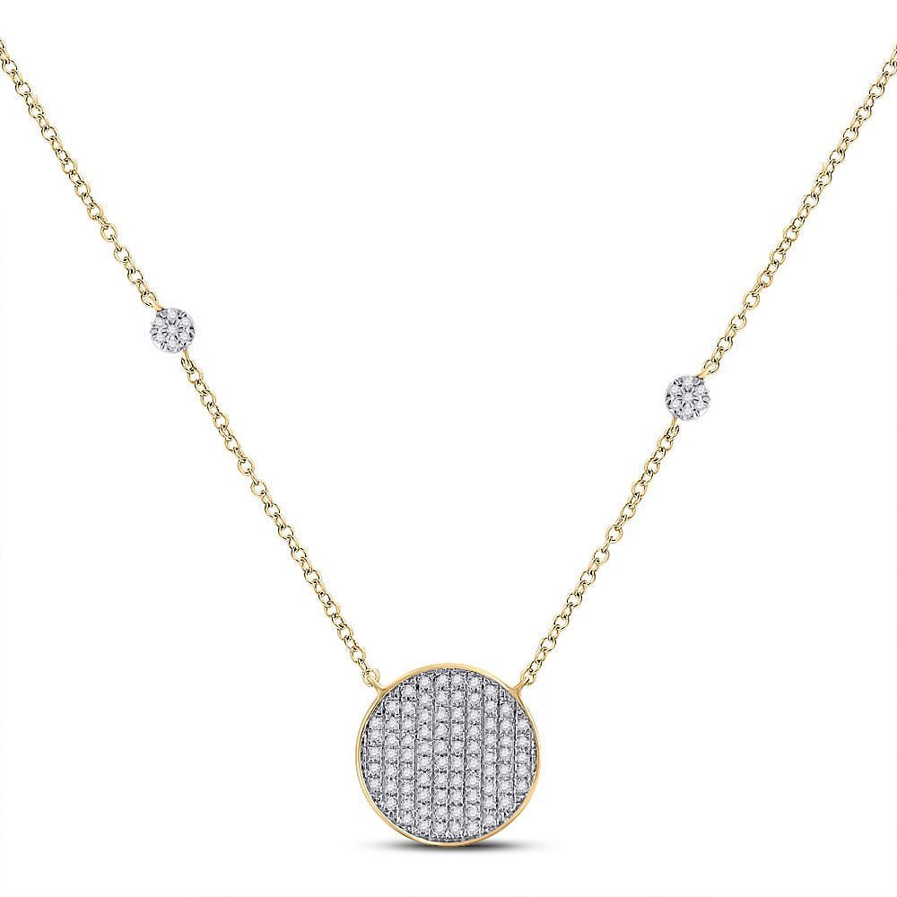 Radiant Circle of Brilliance Necklace - Splendid Jewellery