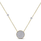 Radiant Circle of Brilliance Necklace - Splendid Jewellery