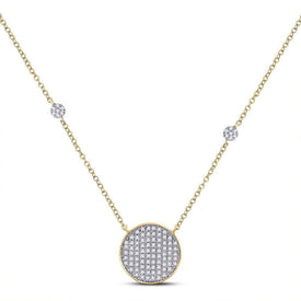 Radiant Circle of Brilliance Necklace - Splendid Jewellery