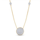 Radiant Circle of Brilliance Necklace - Splendid Jewellery