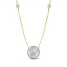 Radiant Circle of Brilliance Necklace - Splendid Jewellery