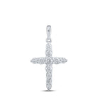Radiant Devotion Diamond Cross Pendant - Splendid Jewellery