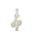 Radiant Diamond Circle Cuff Pendant in 10kt Yellow Gold - Captivating Brilliance - Splendid Jewellery