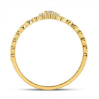 Radiant Diamond Delight Stackable Band - Splendid Jewellery
