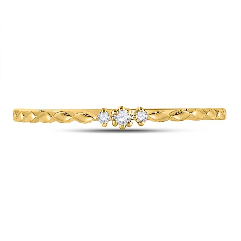 Radiant Diamond Delight Stackable Band - Splendid Jewellery