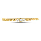 Radiant Diamond Delight Stackable Band - Splendid Jewellery