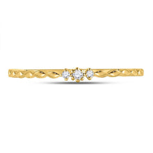 Load image into Gallery viewer, Radiant Diamond Delight Stackable Band - Splendid Jewellery