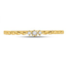 Radiant Diamond Delight Stackable Band - Splendid Jewellery