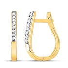 Radiant Diamond Elegance Hoop Earrings - Splendid Jewellery