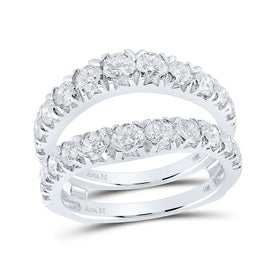 Radiant Diamond Wrap Enhancer Wedding Band - Splendid Jewellery