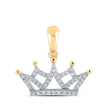 Load image into Gallery viewer, Radiant Elegance: 10kt Yellow Gold Diamond Fashion Pendant - Splendid Jewellery