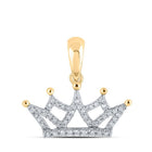 Radiant Elegance: 10kt Yellow Gold Diamond Fashion Pendant - Splendid Jewellery