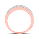 Radiant Elegance | 14kt Rose Gold Womens Round Diamond Band Ring 7/8 Cttw | Splendid Jewellery - Splendid Jewellery